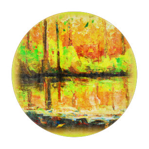 "Vibrant Swamp Forest" Cute Painting. Köp nu