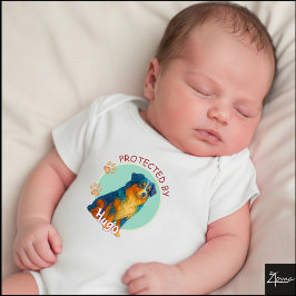 Vibrant Swirl Quilled Australian Shep Dog Portrait T Shirt