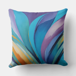 Vibrant Swirling Kudde