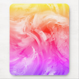 Vibrant Swirling Light Färg Musmatta