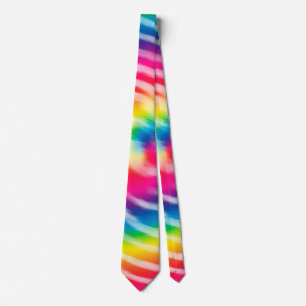 Vibrant Swirling Tie Dye Slips