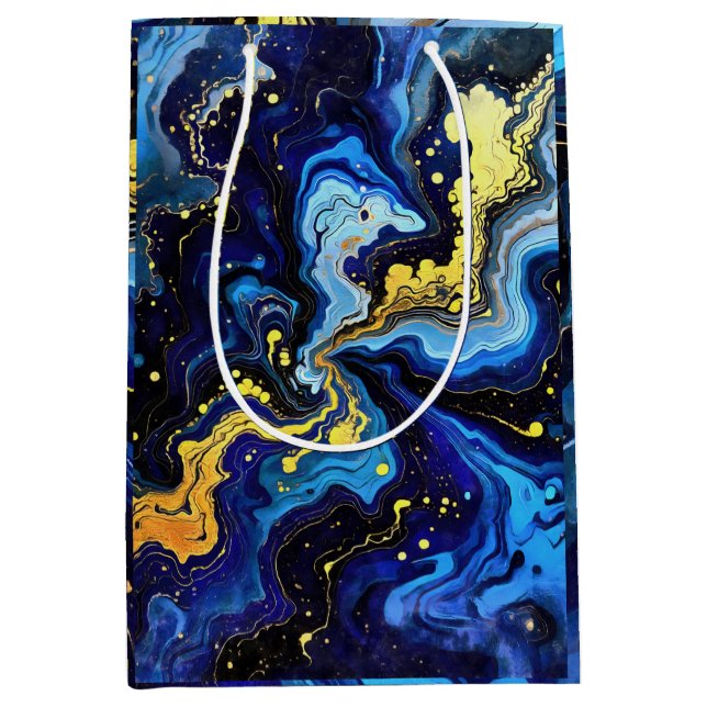 Vibrant Swirls of Blue and Gold 4 (Framsidan)