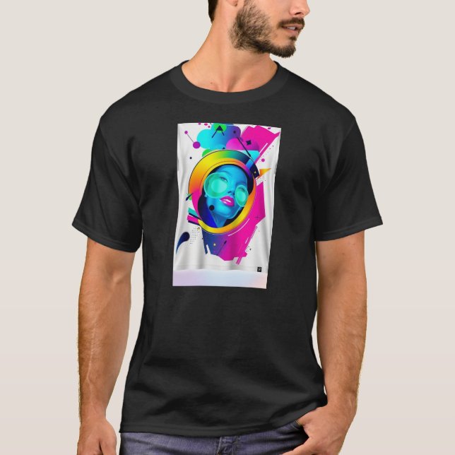 vibrant t-shirt design (Framsida)