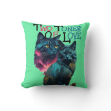 Vibrant Tassar: Dual Cat Delight