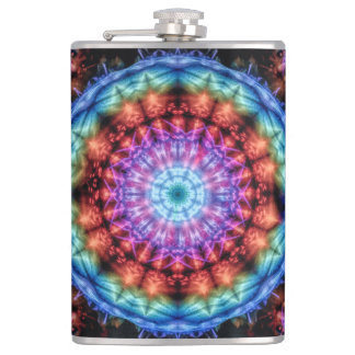 Vibrant Tie Dye Kaleidoscope Rainbow Mandala Fickplunta