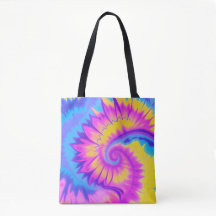 Vibrant Tie-Dye Tote Bag