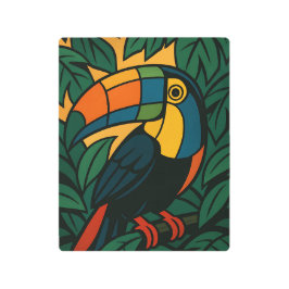 Vibrant Toucan Metal Wall Art