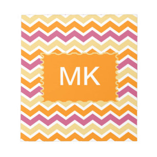 Vibrant Tribal ZigZag Anteckningsblock