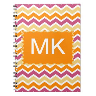 Vibrant Tribal ZigZag Anteckningsbok