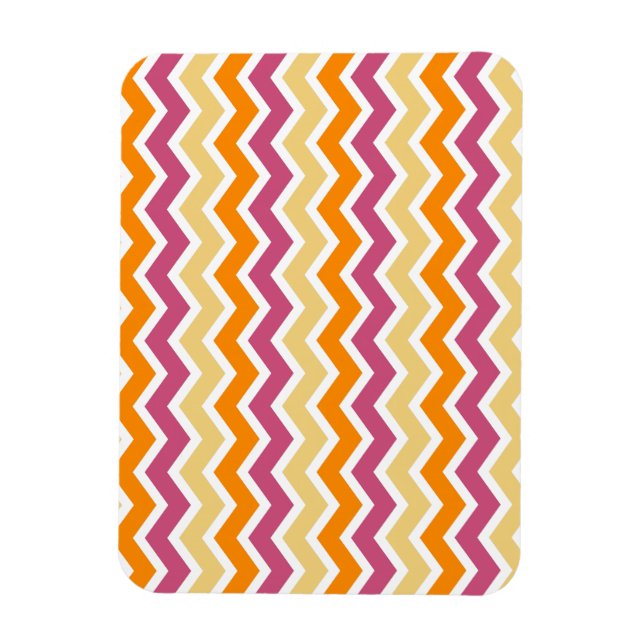 Vibrant Tribal ZigZag Magnet (Vertikal)
