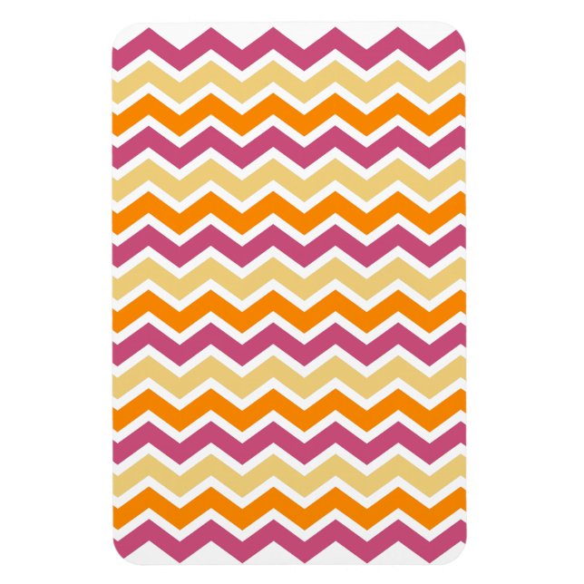 Vibrant Tribal ZigZag Magnet (Vertikal)