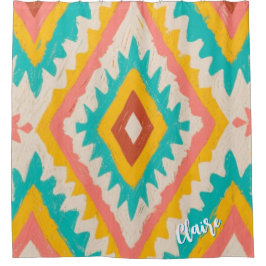 Vibrant Tribe, Bold Geometric Boho Pattern