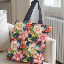 Vibrant Tropical Blommönster