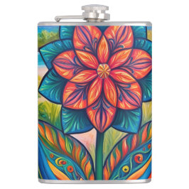 Vibrant Tropical Fantasy Flower i Paradise Fickplunta