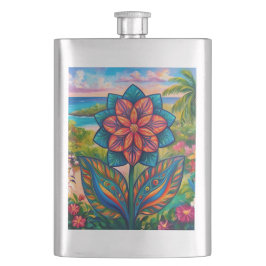 Vibrant Tropical Fantasy Flower i Paradise Fickplunta