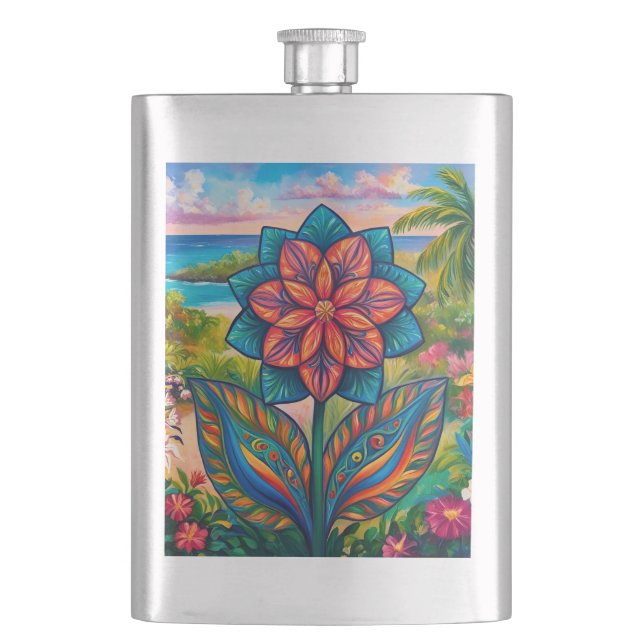 Vibrant Tropical Fantasy Flower i Paradise Fickplunta (Framsidan)