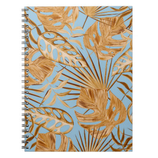 Vibrant Tropical Flowers: Colorful Seamless. Anteckningsbok