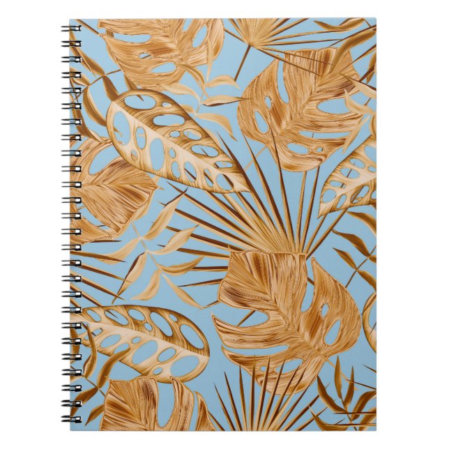 Vibrant Tropical Flowers: Colorful Seamless. Anteckningsbok (Framsidan)
