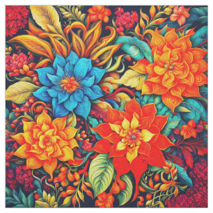 Vibrant Tropical Flowers Tyg