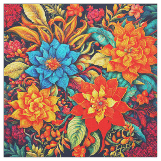 Vibrant Tropical Flowers Tyg