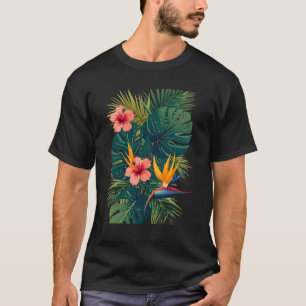 Vibrant Tropical Jungle All-over Print Mönster med T Shirt