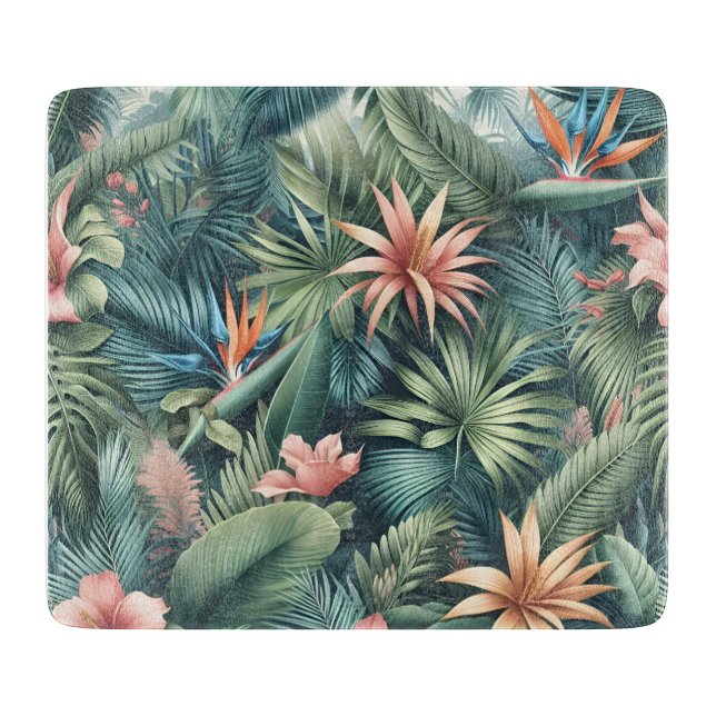 Vibrant Tropical Jungle Mönster (Framsidan)