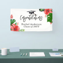 Vibrant Tropical Monstera Studenten Banner