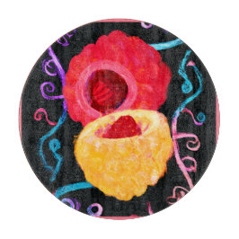 Vibrant Tropical Neon Fruit Design