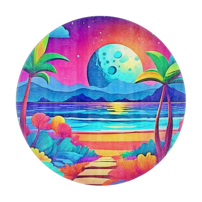 Vibrant Tropical Night Escape (Framsidan)