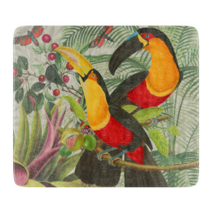 Vibrant Tropical Toucan Birds Art Exotic Jungle