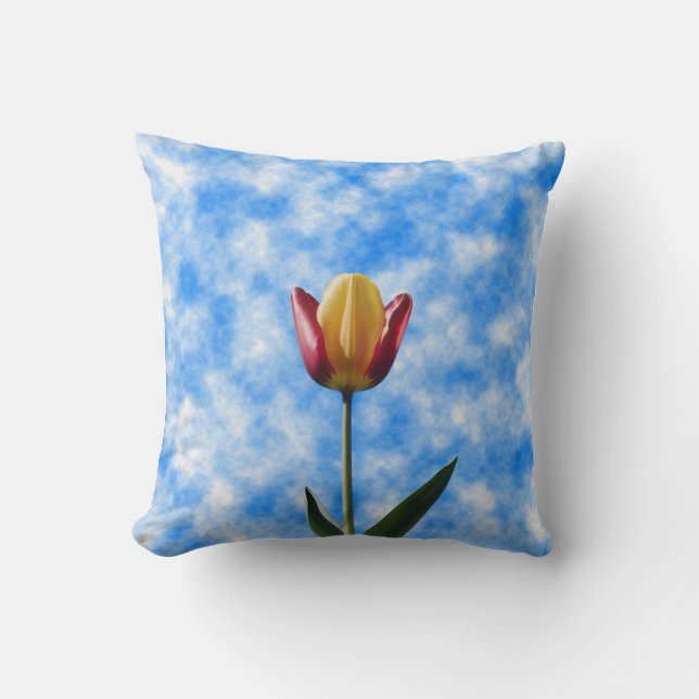 Vibrant Tulip Kudde (Framsida)