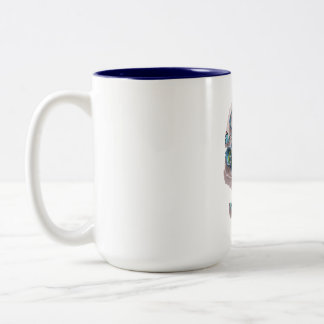 Vibrant Typography Mugg-design Två-Tonad Mugg