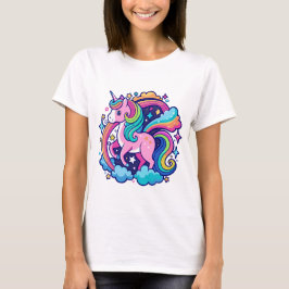 Vibrant Unicorn Fantasy T Shirt