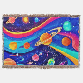 Vibrant, universell konst filt