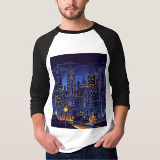 Vibrant Urban Energy Cityscape * "Modern City Ni" T Shirt