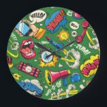 Vibrant Urban Retro Pop Art Stor Klocka<br><div class="desc">Gå in i en värld där nostalgien möter modernt luft med vår varumärkessamling New Retro Art-klocka. Just biet skryter med en dynamisk popkonsdesign som exploderar med levande färg och en retro-tecknad-estetik. Föreställ er den energi det ger till ditt område, och injicera varje ögonblick med en känsla av upphetsning och stil....</div>