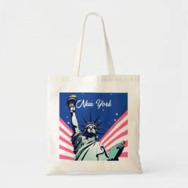 Vibrant USA Frihetsgudinnan New York NYC Tygkasse