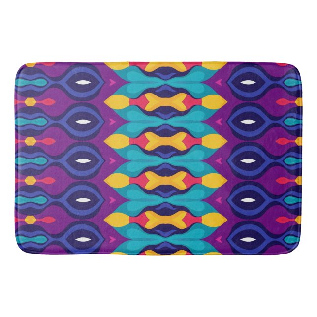 Vibrant våg badrumsmatta (Framsidan)
