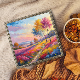 ’Vibrant Vår Meadow’ Poster