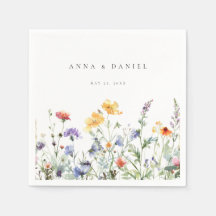 Vibrant vattenfärg Blommigt Bröllop