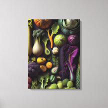 Vibrant vegetabilisk Visning