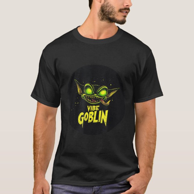 Vibrant Vibe Goblin Costume T Shirt (Framsida)