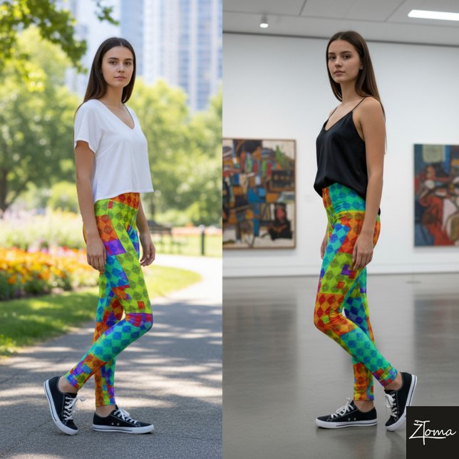 Vibrant Vibe Leggings (Skapare uppladdad)