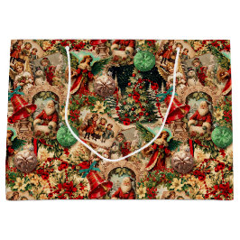 Vibrant Victorian Christmas Collage