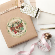 Vibrant Victorian Christmas Collage