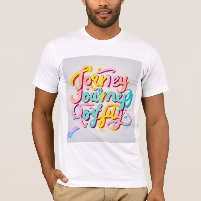 "Vibrant Voyage" T Shirt (Framsida)