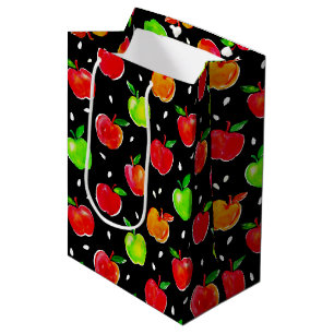 Vibrant Watercolor Apples Mönster