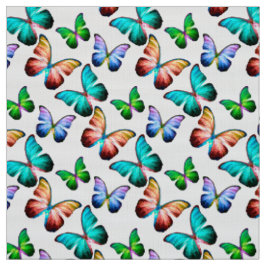 Vibrant Watercolor Butterfly Mönster Tyg