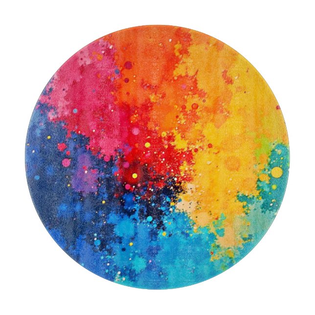 Vibrant Watercolor Chaos Art (Framsidan)