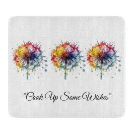 Vibrant Watercolor Dandelion, custom